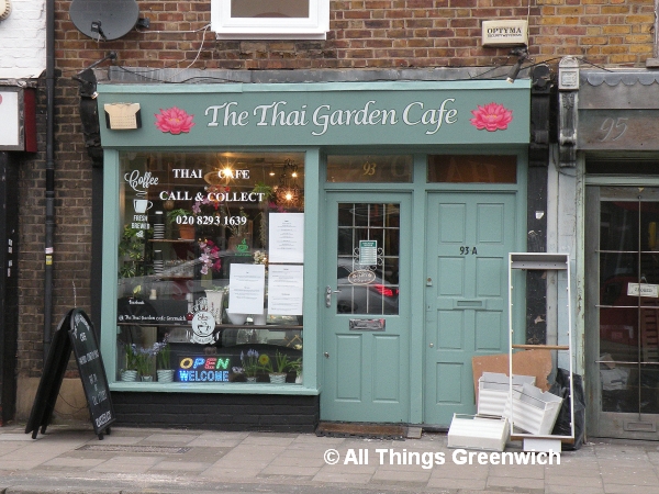Thai Garden Cafe 93 Trafalgar Road London Se10 9ts Thai Restaurants In East Greenwich Greenwich Se10 9ts